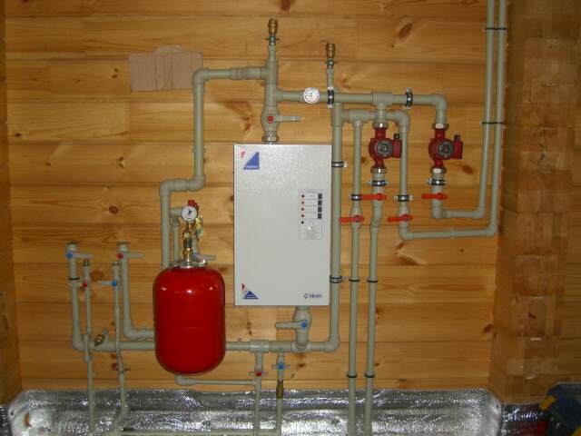 Система отопления в частном доме электрокотел